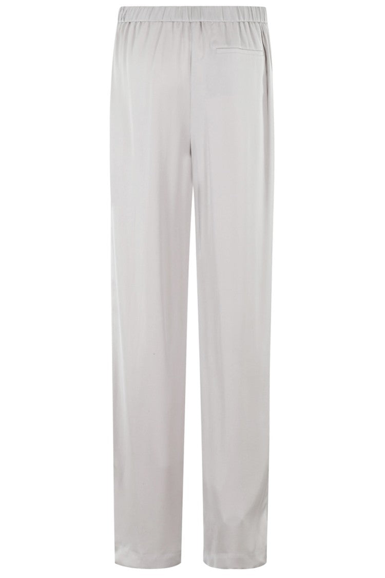 Theory Wide Pull-On Silk Trousers