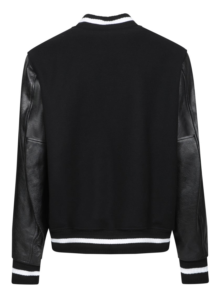 Givenchy Black Varsity Bomber