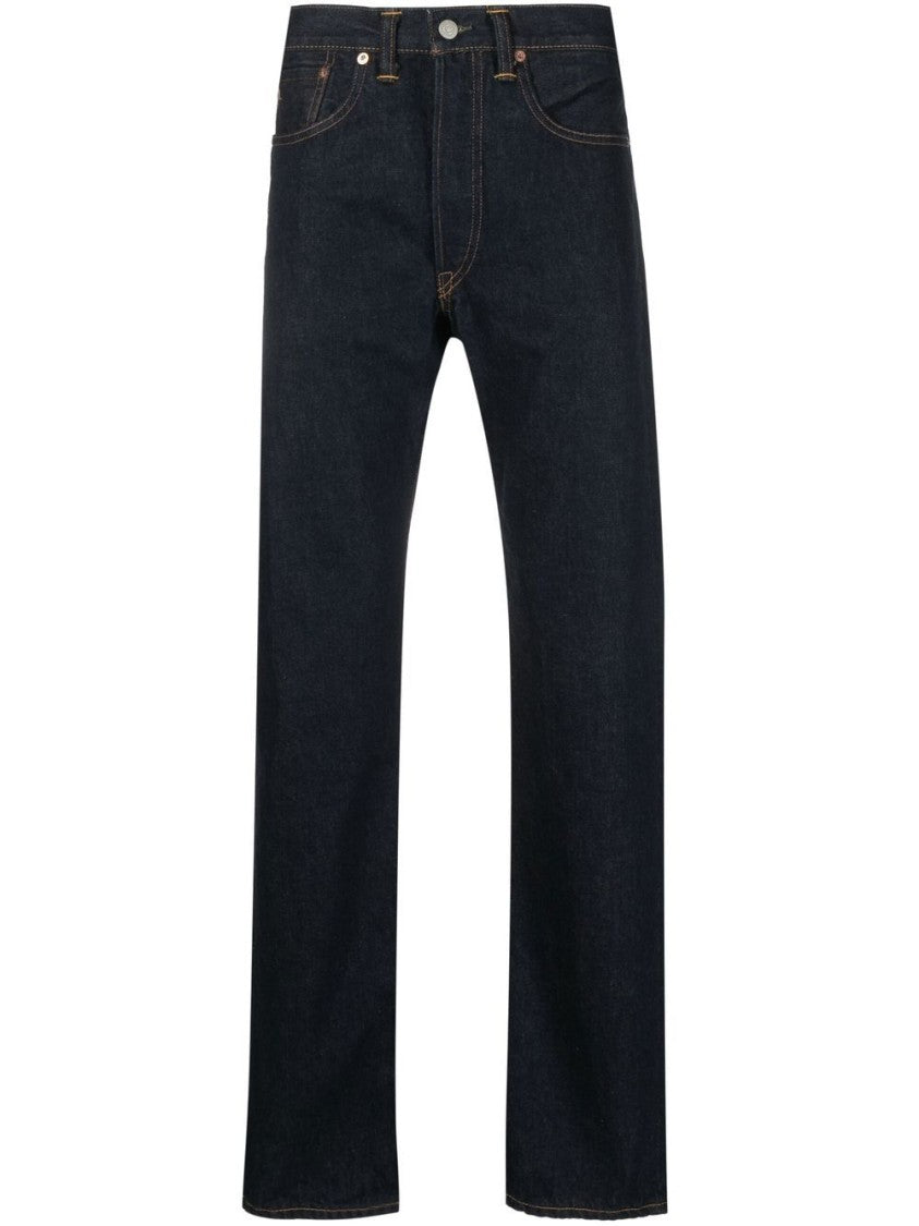 Polo Ralph Lauren Straight Leg Indigo Jeans With Five-Pocket Styling