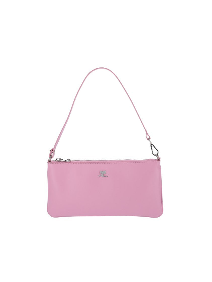 Courrèges Structured Pink Bag With Minimalist Design