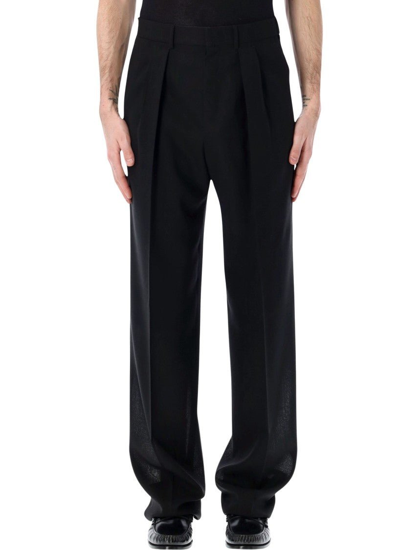 Tom Ford Double Pleat Wool Tailored Trousers