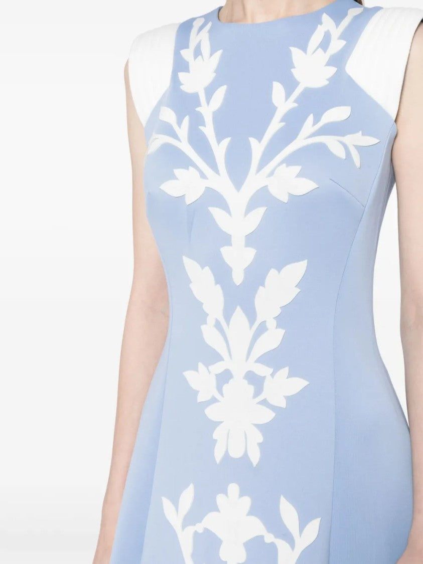 Saiid Kobeisy Neoprene Dress With Matching Embroidery