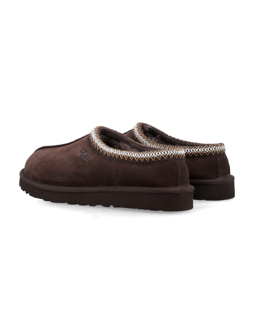 Ugg Tasman Slip On Suede Shearling Mules