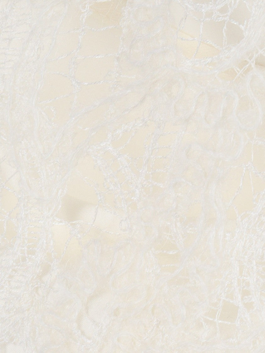 Fabiana Filippi High-Collar Crepe Top