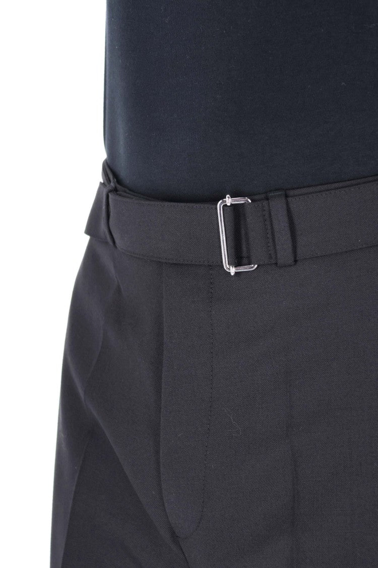 Officine Generale Nash Model Virgin Wool Trousers