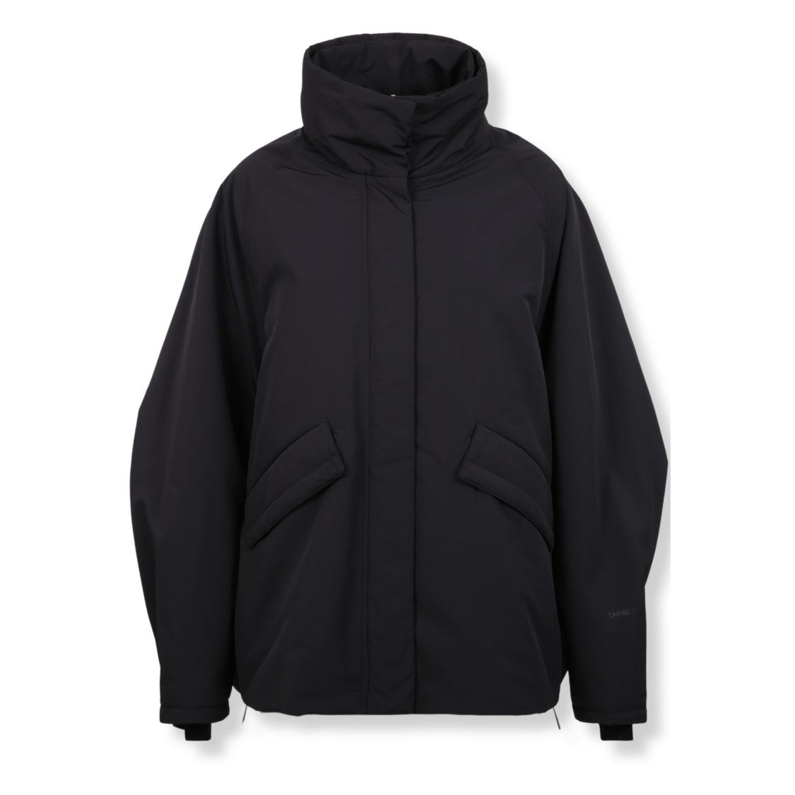 Herno Streamlined Puffer Jacket With High Collar And Front Zip Closure