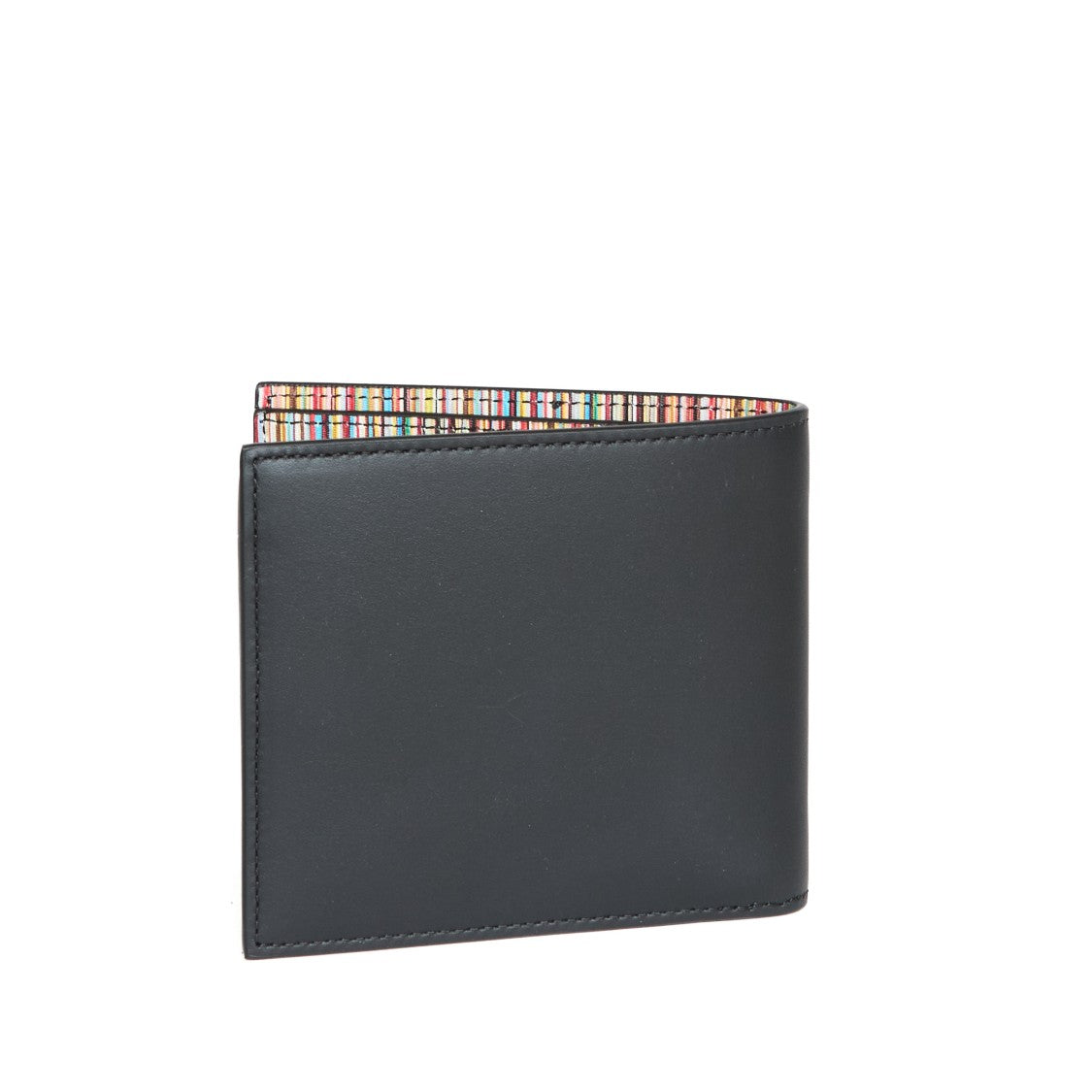 Paul Smith Leather Billfold Wallet With Colorful Interior