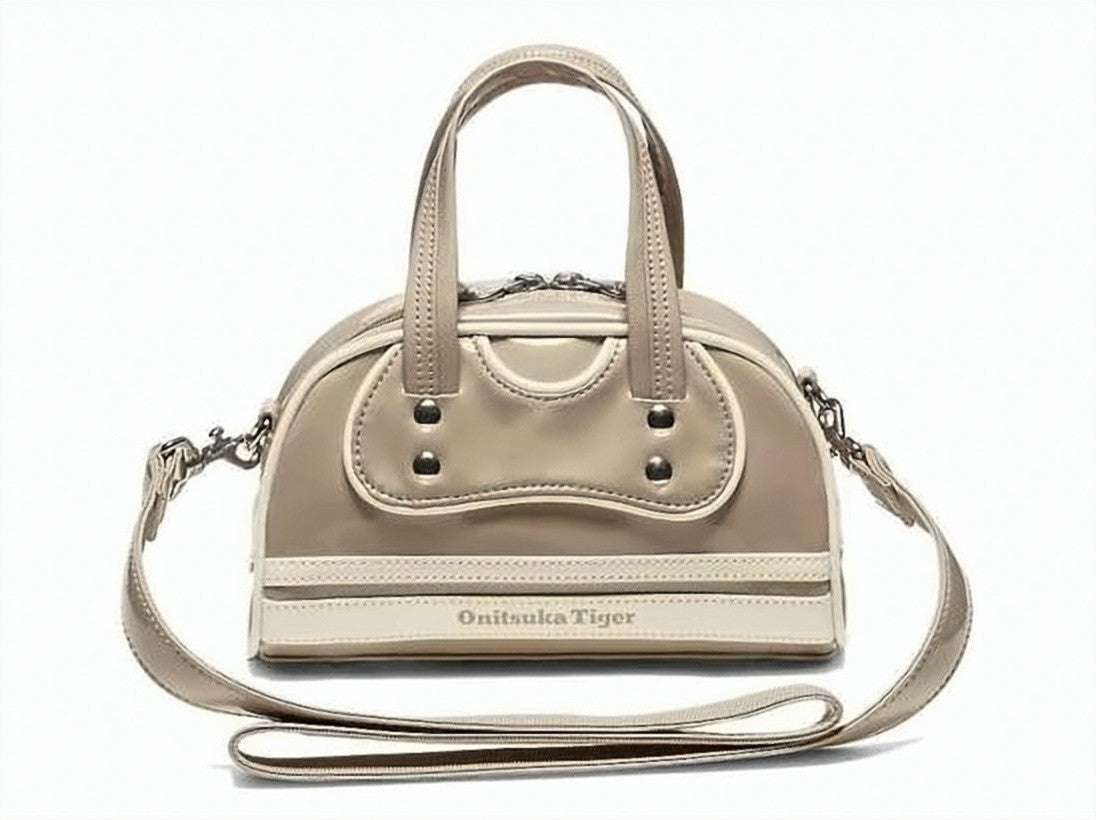 Onitsuka Tiger Compact Structured Tote Bag With Dual Handles