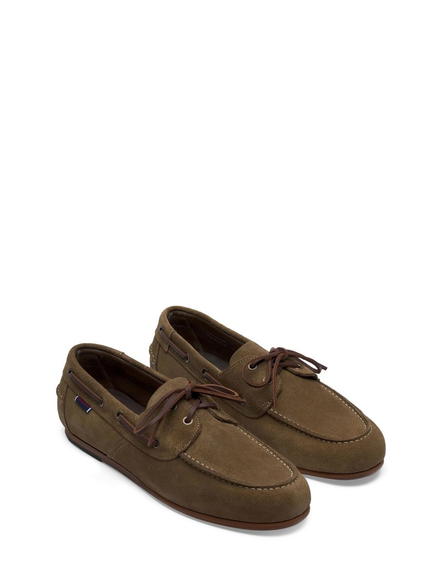 Sebago Moccasin-Style Flat Shoes With Suede Upper