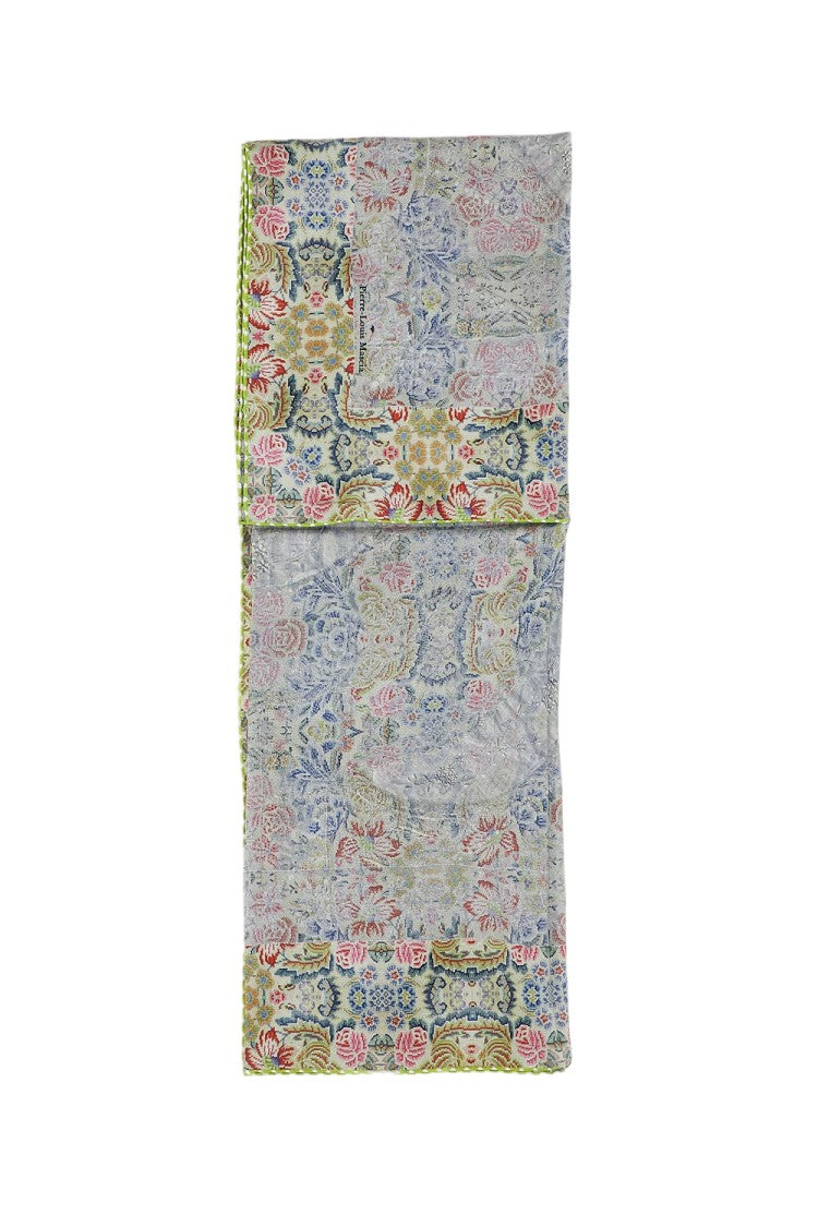 Pierre-Louis Mascia Silk Bandana Scarf With Floral Print