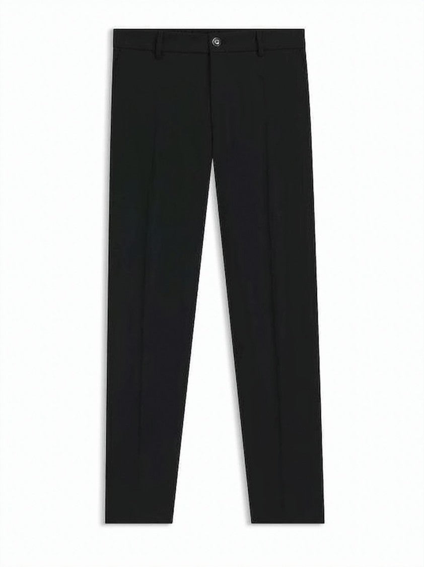 Hugo Boss Straight-Leg Tailored Suit Pants With Flat Front