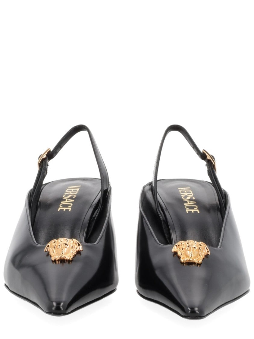Versace The Jellyfish Pointed Slingback Pumps