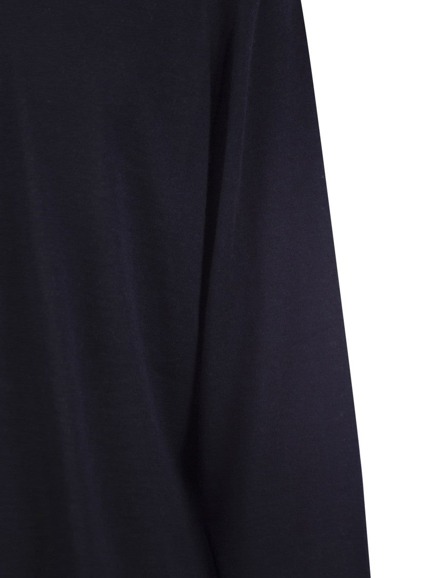 Brunello Cucinelli Crew-Neck Sweater In Virgin Wool And Cashmere