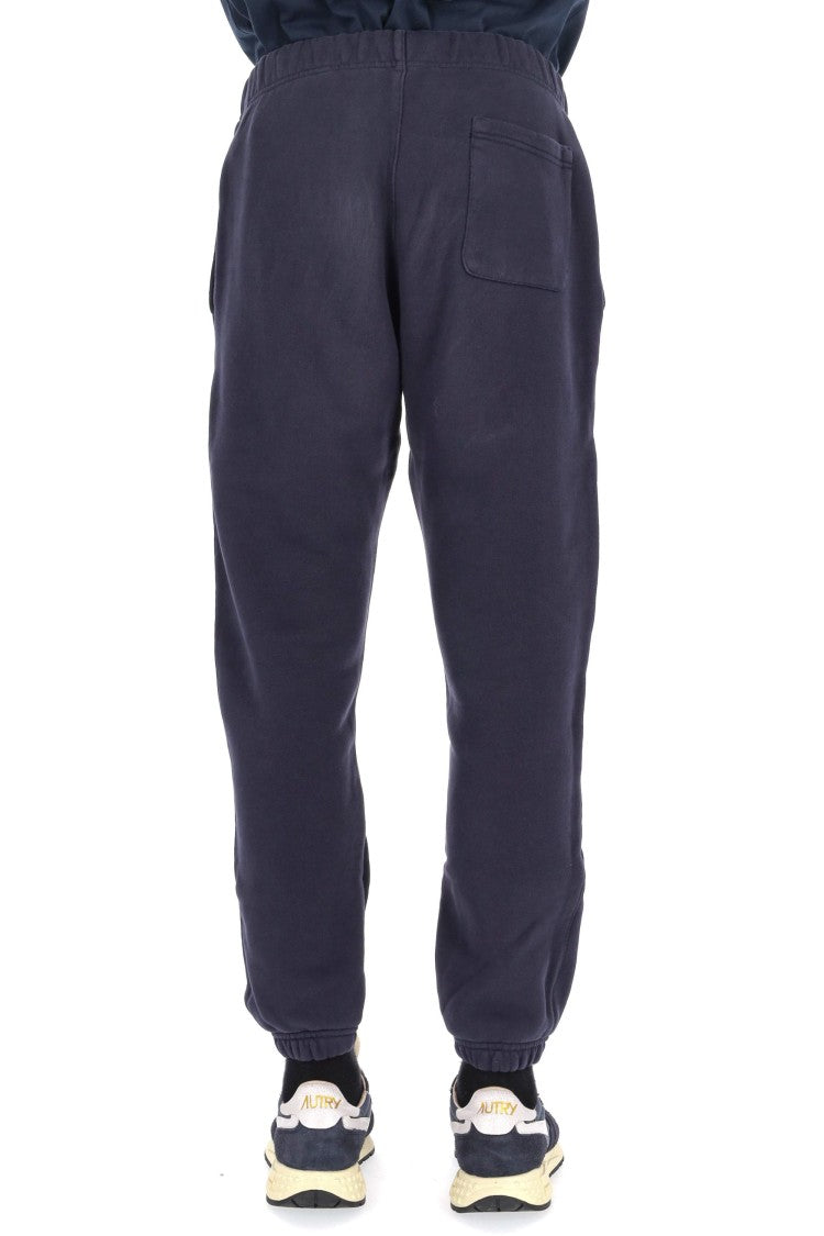 Autry Relaxed Fit Cotton Sweatpants With Adjustable Drawstring
