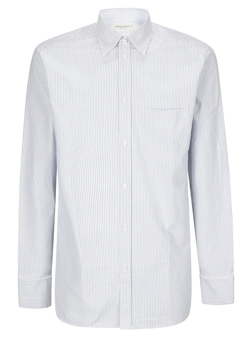 Golden Goose Long Sleeve Striped Shirt