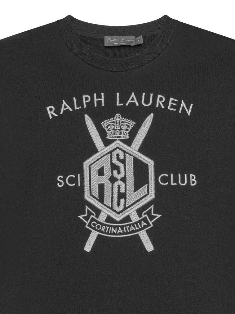 Polo Ralph Lauren Embroidered Cotton-Cashmere Blend Sweatshirt