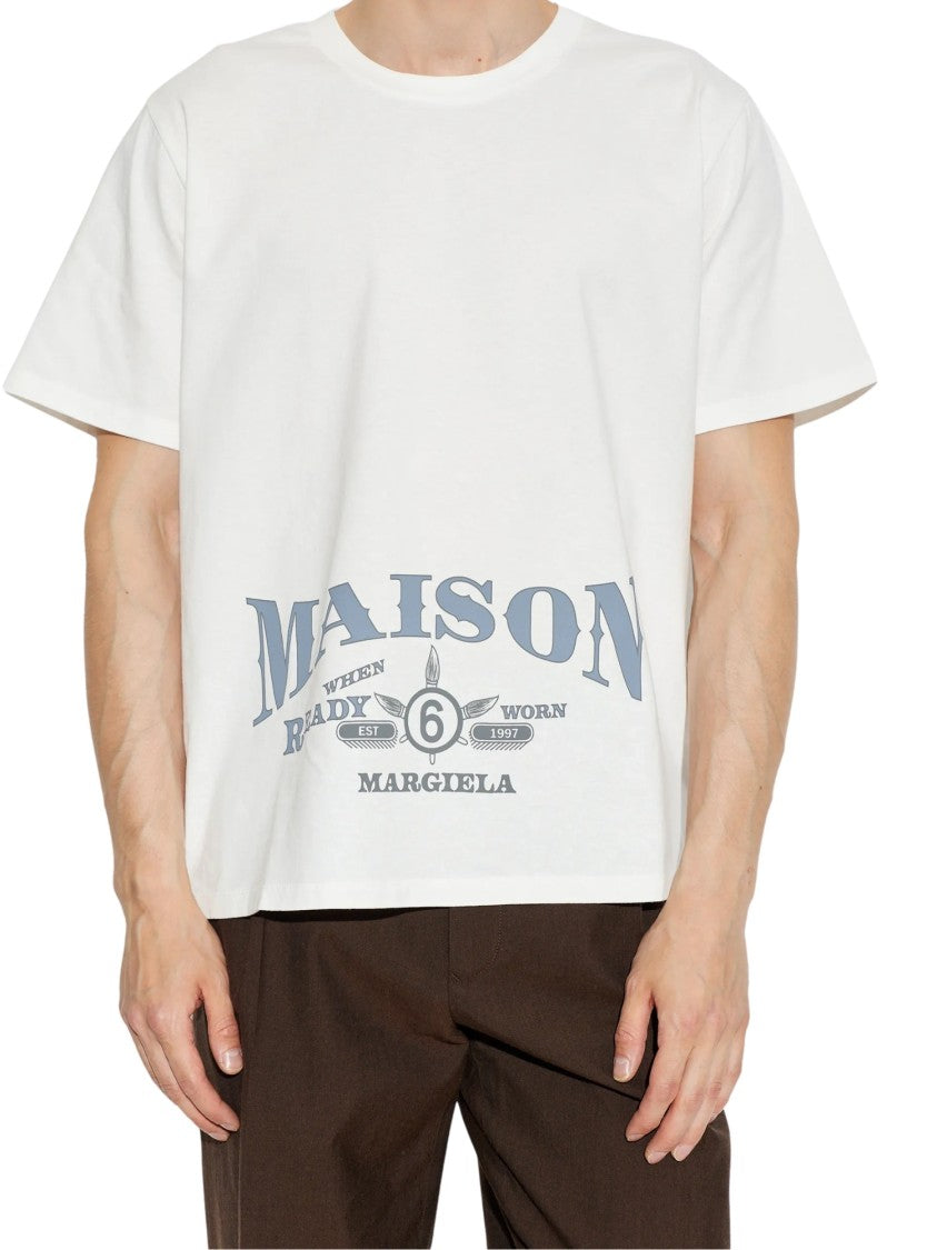 Mm6 By Maison Margiela Vintage Logo-Print T-Shirt