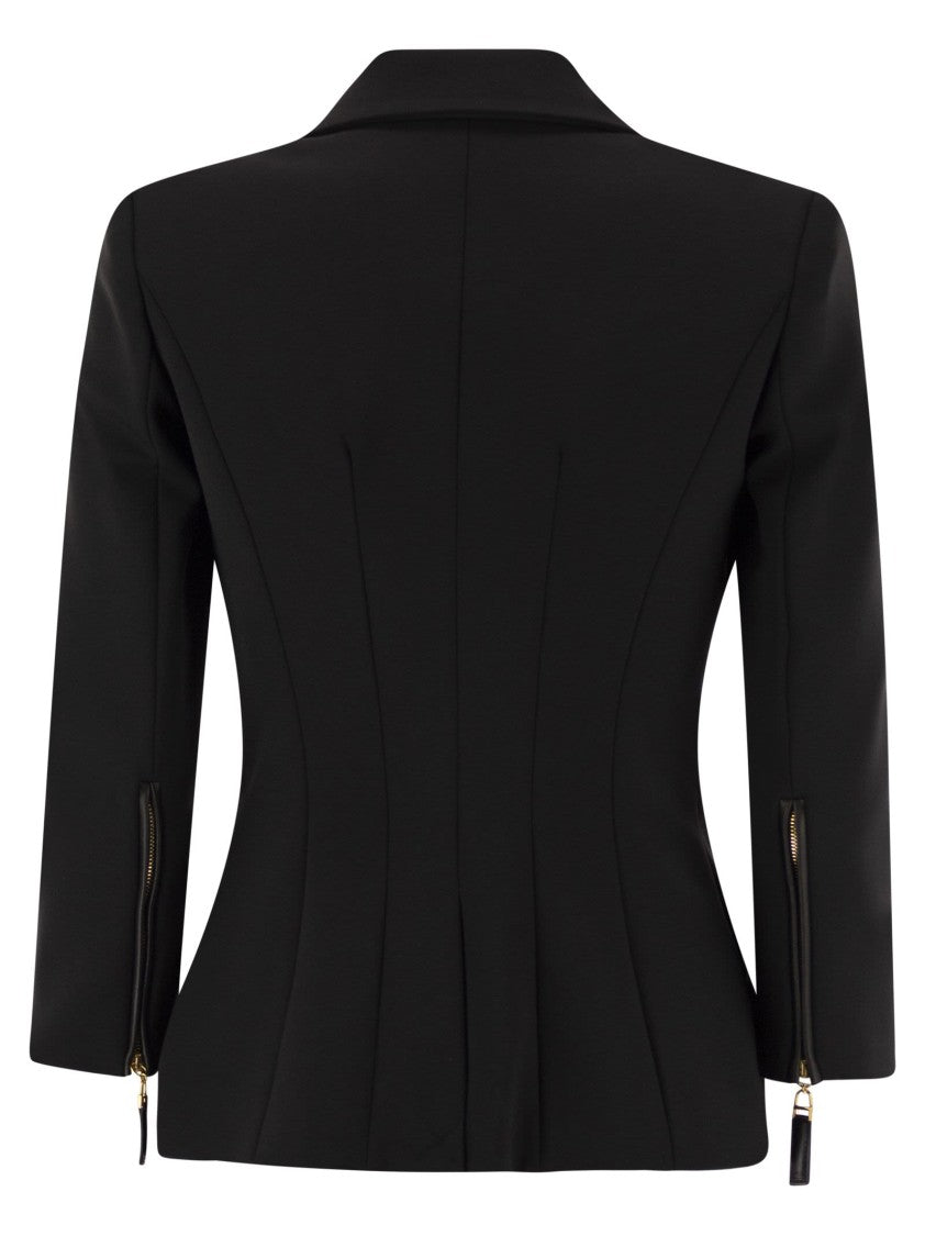 Elisabetta Franchi Double Crepe Blazer
