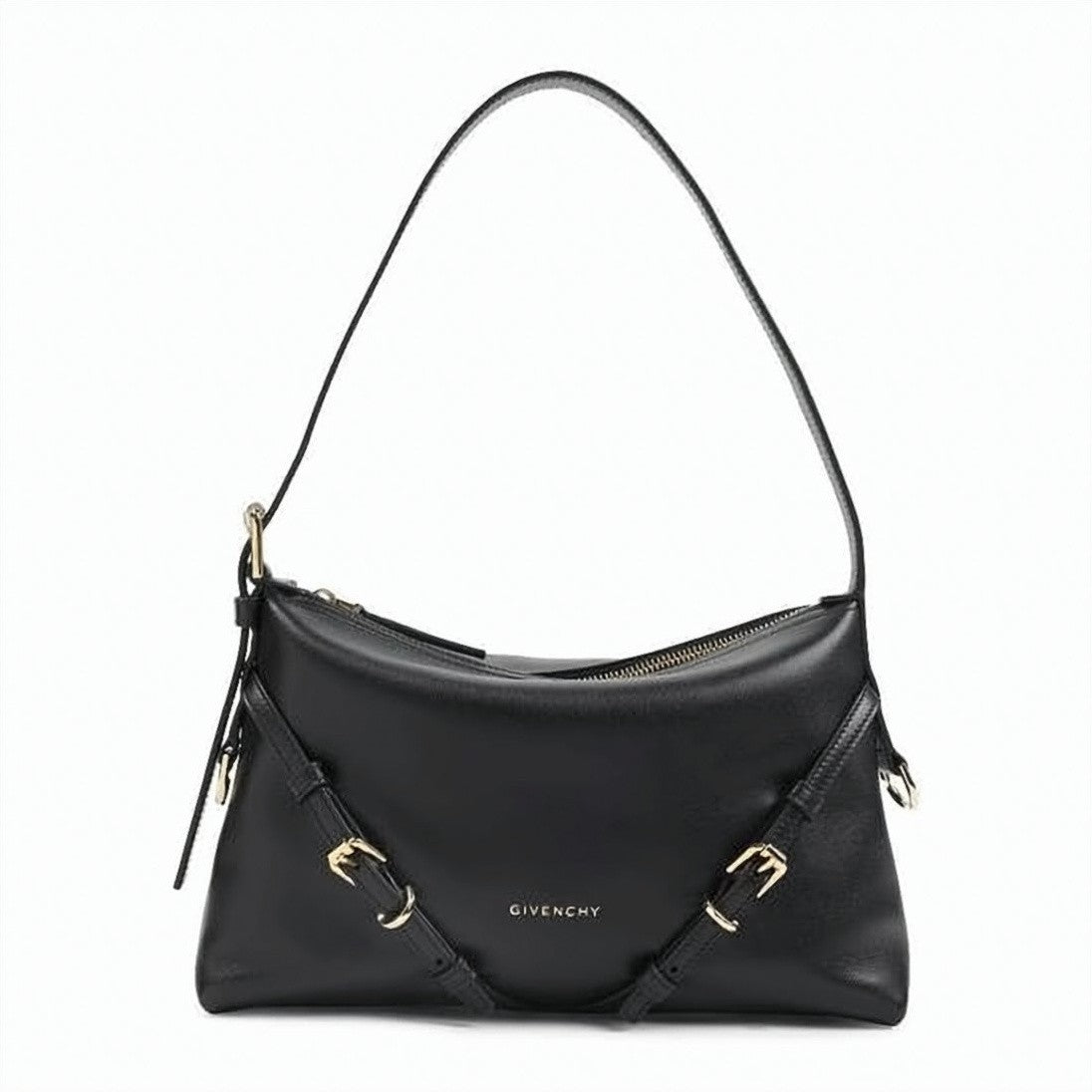Givenchy Minimalist Calf Leather Shoulder Bag With Adjustable Strap
