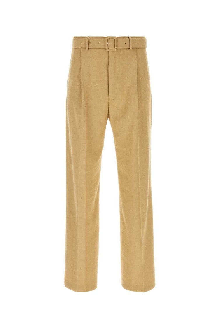 Dries Van Noten Camel Viscose Blend Pant