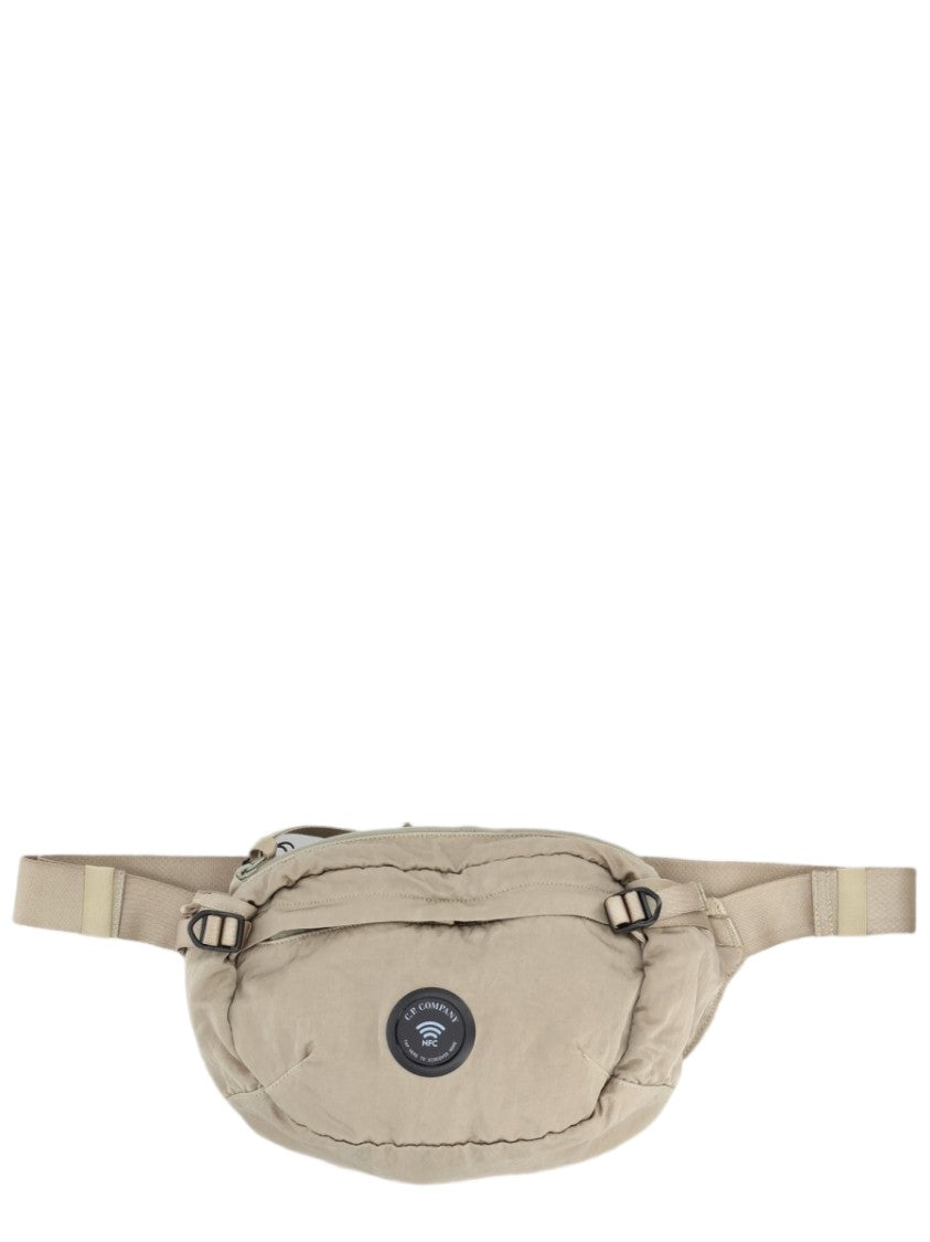 C.P. Company Black B Nylon Padded Waist Bag