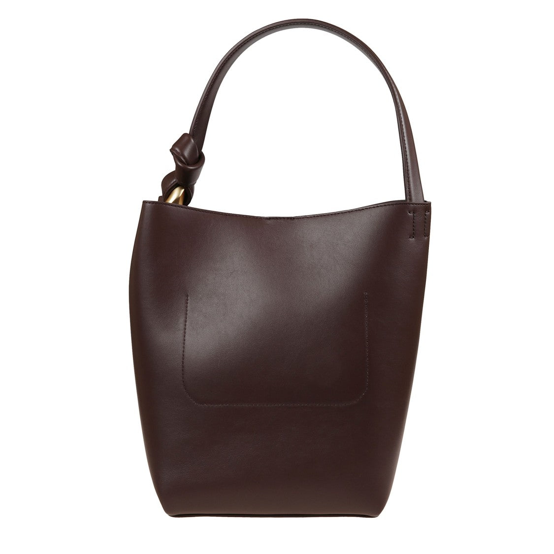 J. W. Anderson Chocolate Leather Bucket Bag
