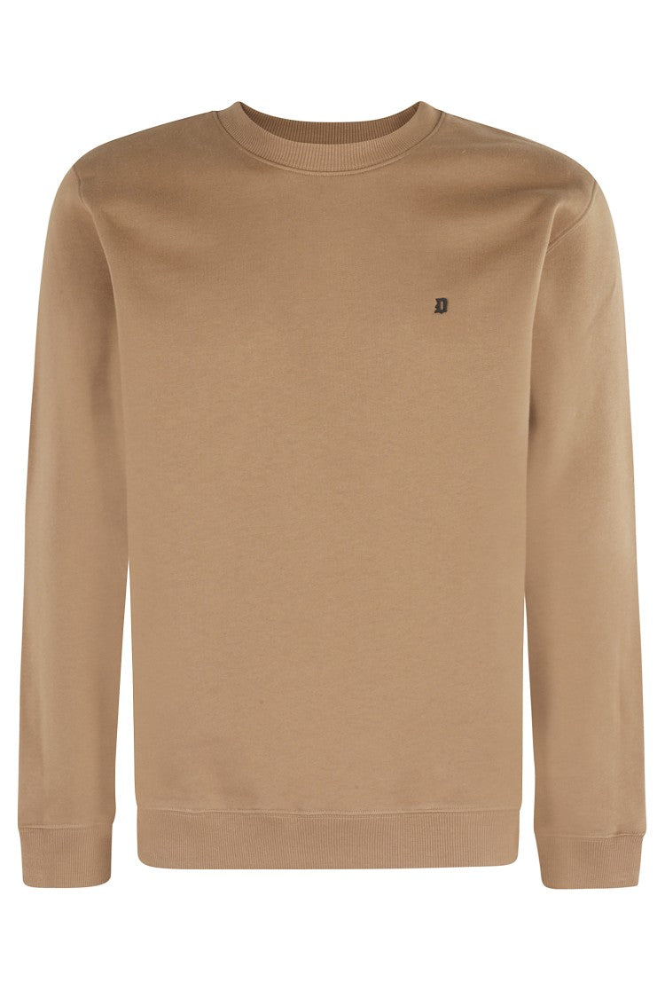 Dondup Crew Neck Sweatshirt With Brushed Interior