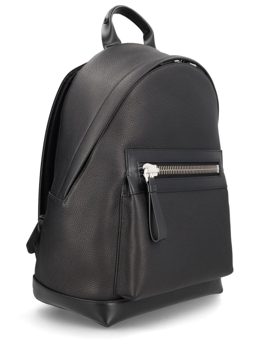 Tom Ford Buckley Textured Calf Leather Backpack