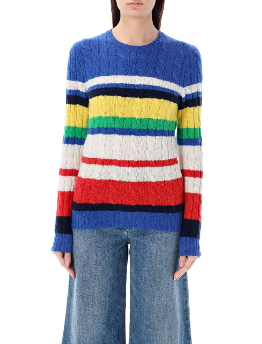 Polo Ralph Lauren Julianna Cachemire Stripe