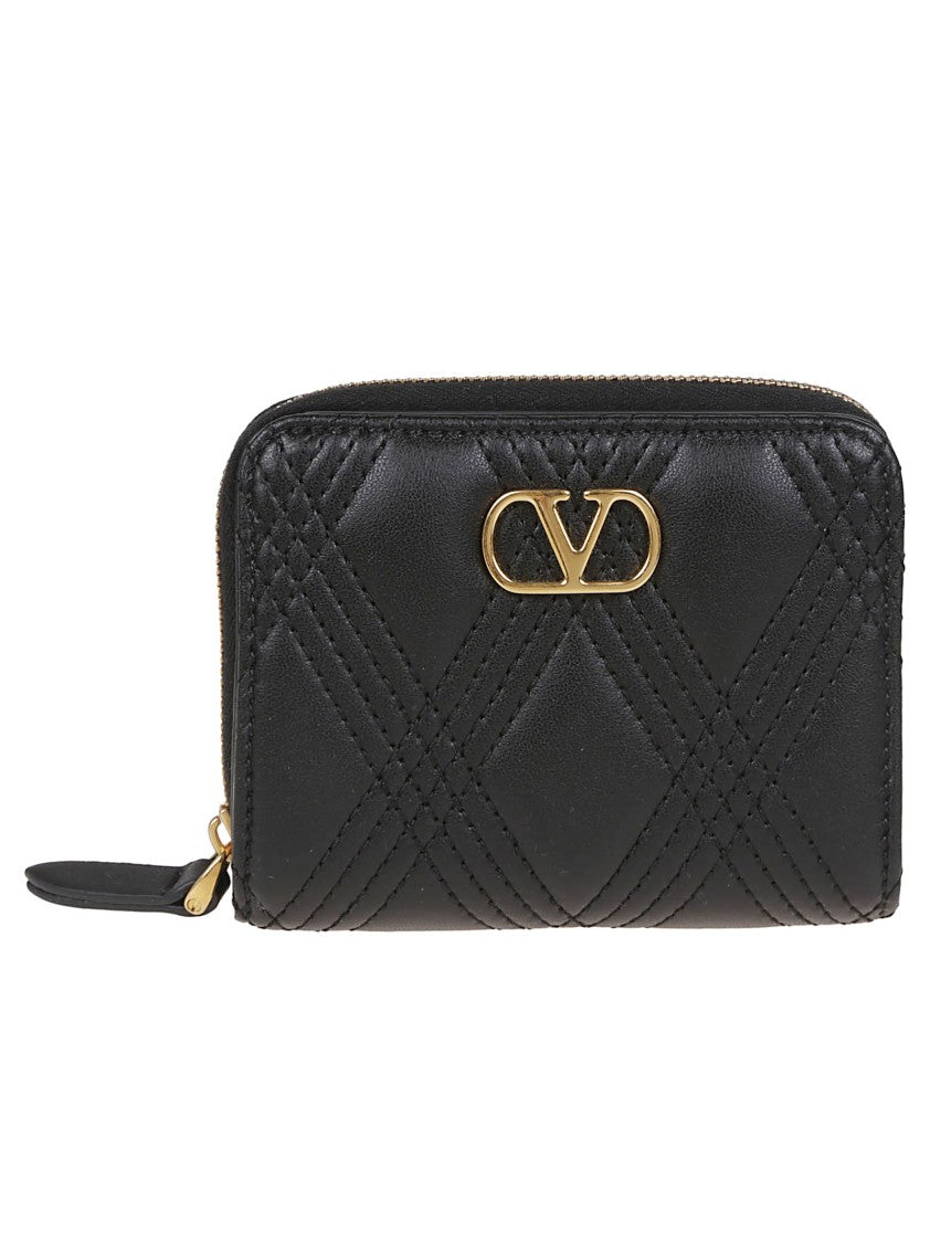 Valentino Garavani Zip Around Wallet Quiltie 67