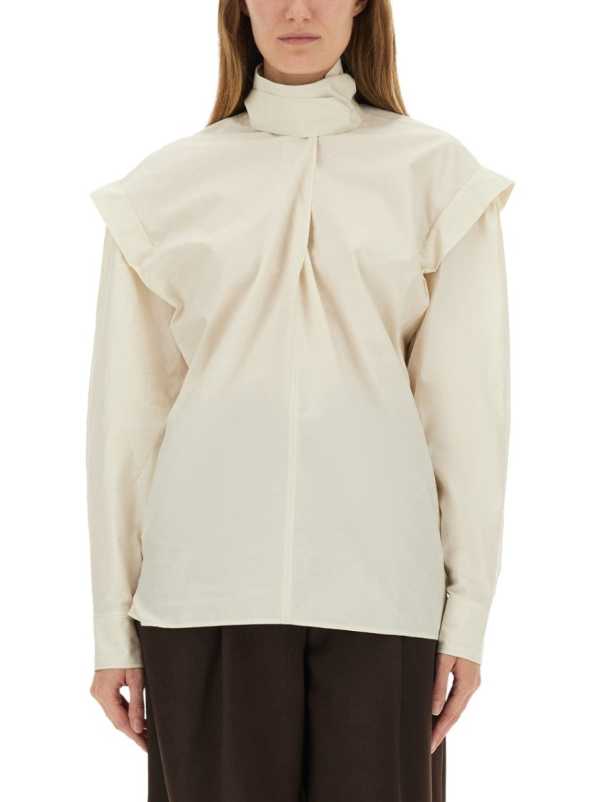 Lemaire Blue "Ascot" Shirt