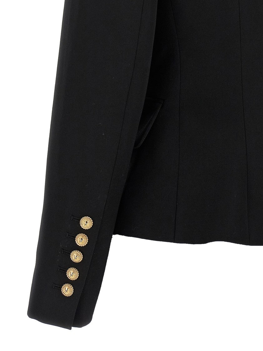 Balmain Double-Breasted Wool Blazer