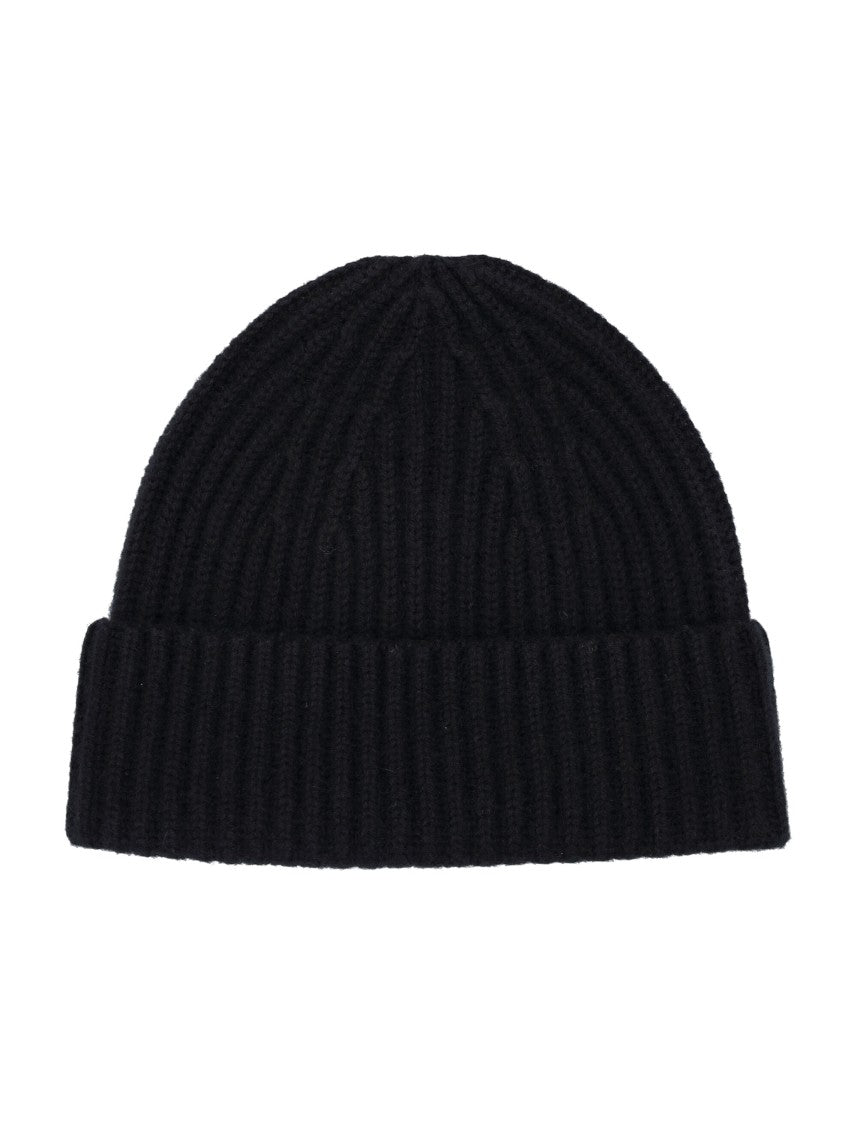 Lisa Yang Minimalist Ribbed Cashmere Beanie