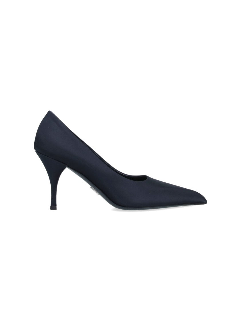 Prada Logo Pumps – Blue