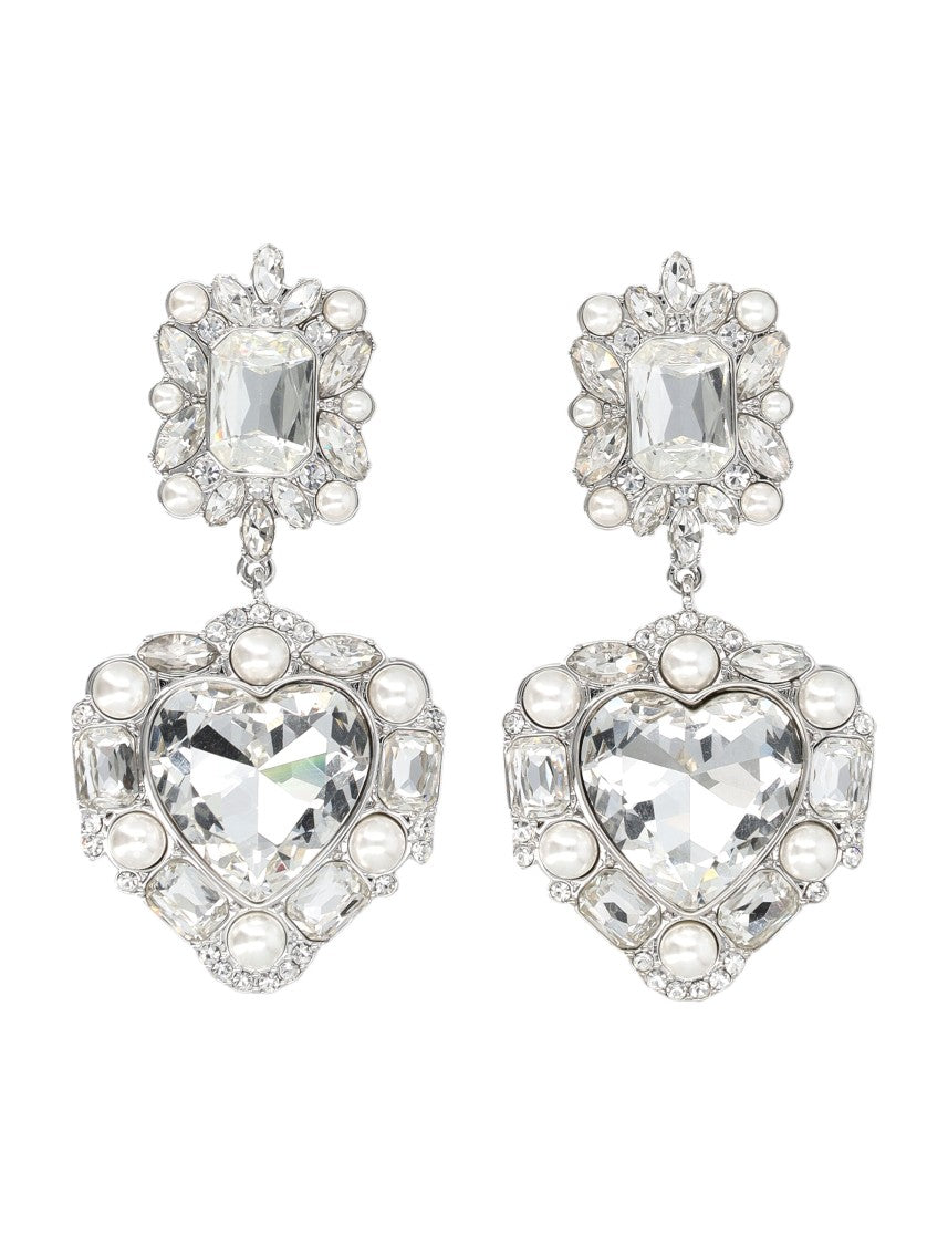 Self-Portrait Crystal Heart Earring