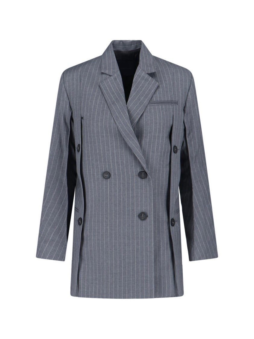 Eudon Choi Structured Grey Jacket With Modern Silhouette