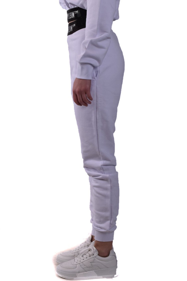 Philipp Plein Classic White Cotton Trouser