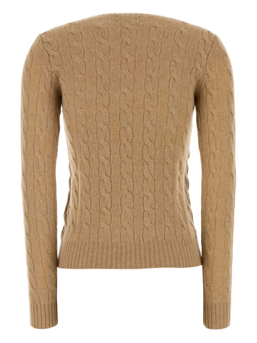 Polo Ralph Lauren Camel Cable Knit Sweater