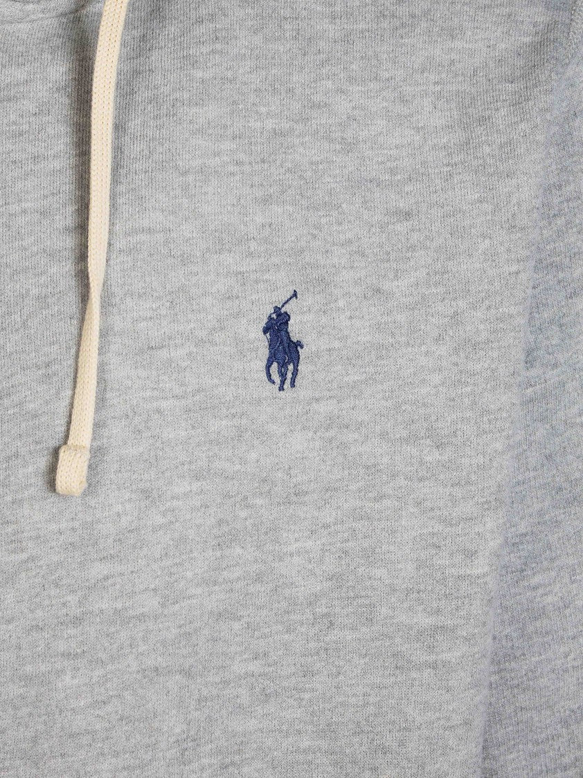 Polo Ralph Lauren Heather Grey Full-Zip Knit Hoodie