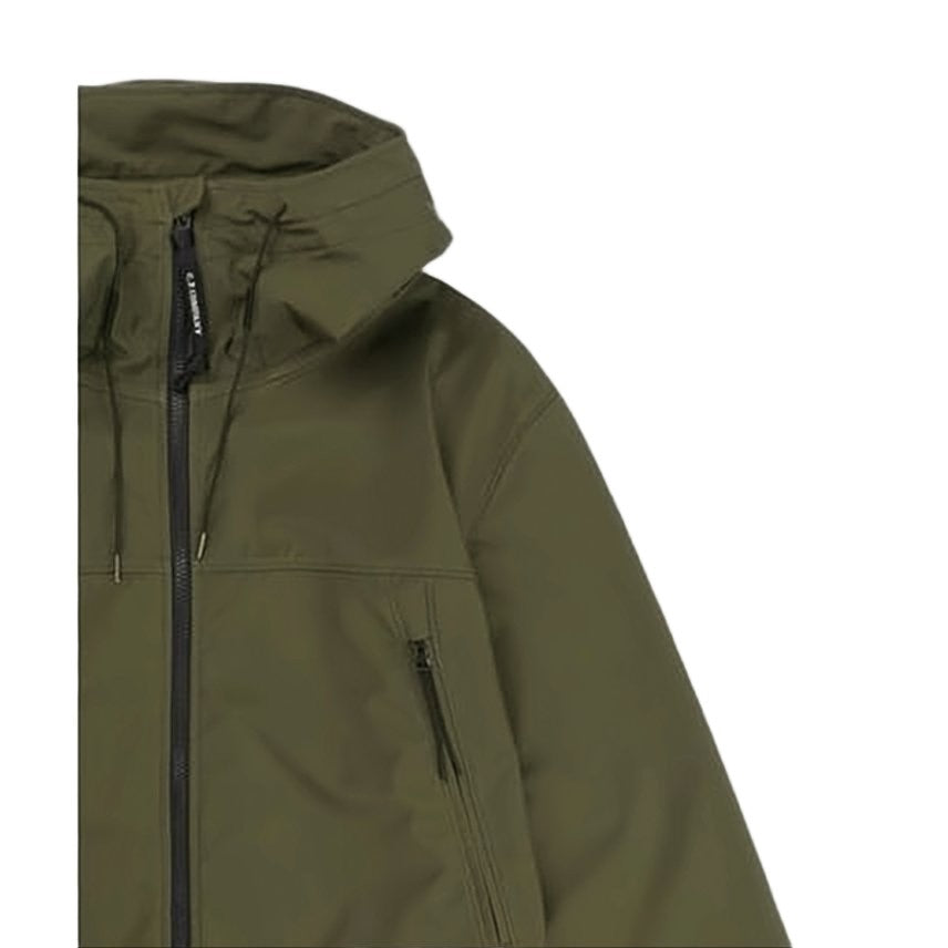 C.P. Company Olive Green Jacket With Hood And Built-In Goggles