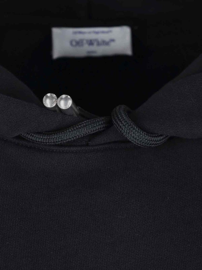 Off-White Classic Black Knit Sweater With Ribbed Details