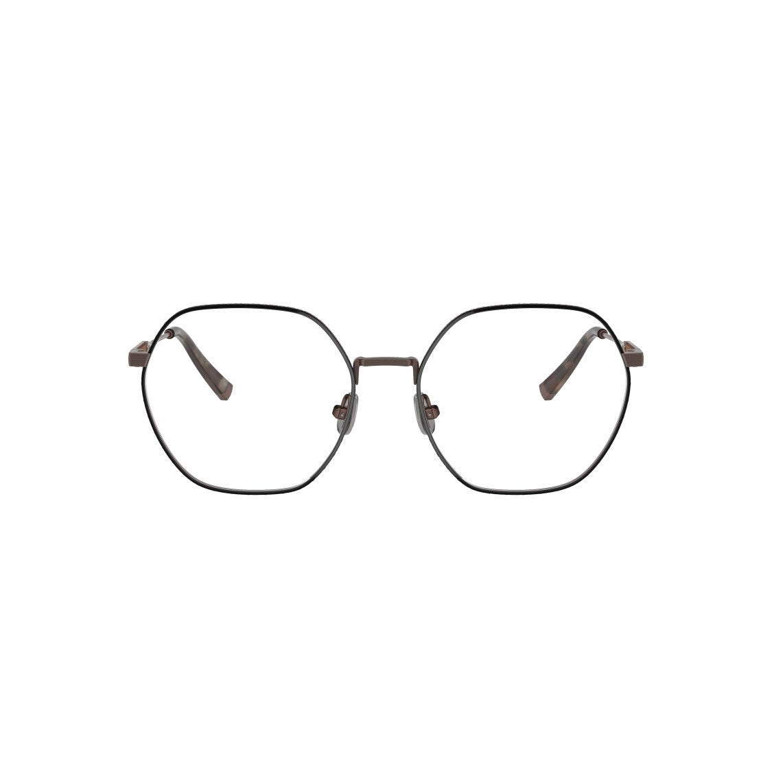 Brunello Cucinelli 0Bc1001t Thin Geometric Titanium Eyeglasses With Adjustable Nose Pads