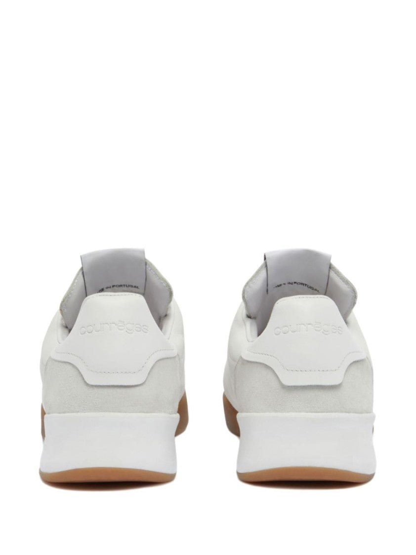 Courrèges Calf Leather Low-Top Sneakers