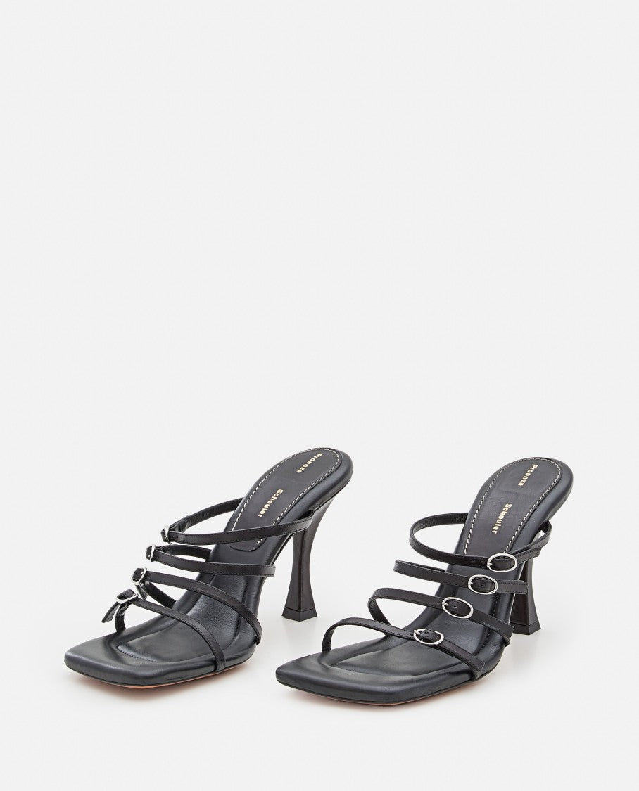 Proenza Schouler Black Leather Sandals