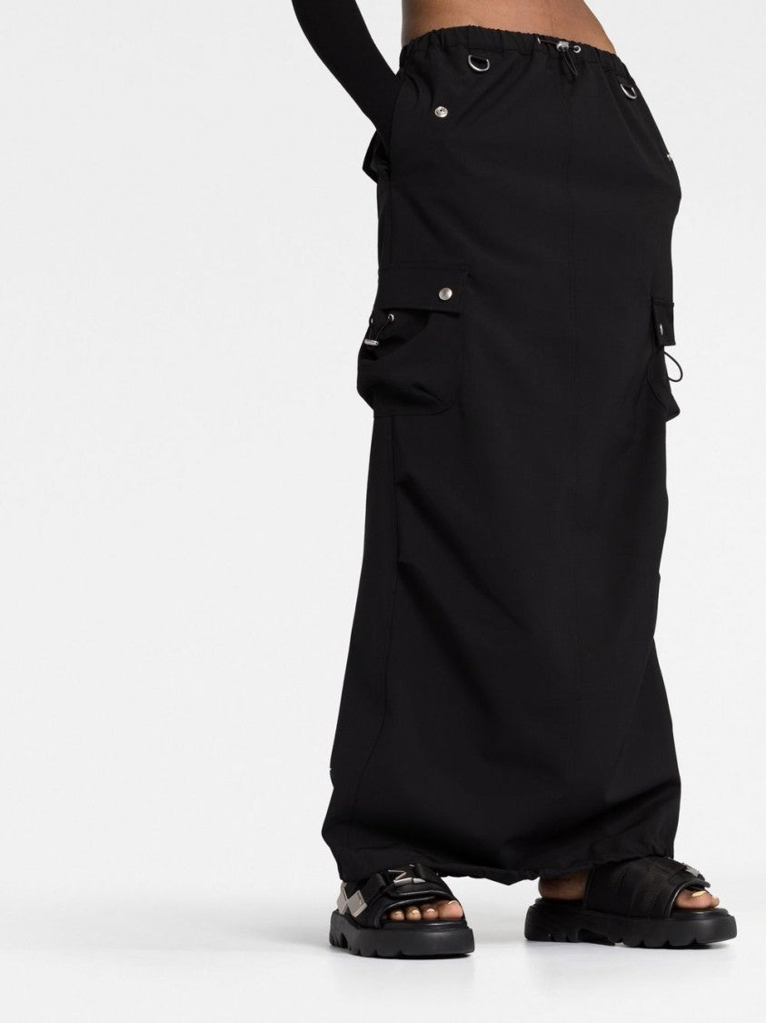 Coperni Floor-Length Black Maxi Skirt