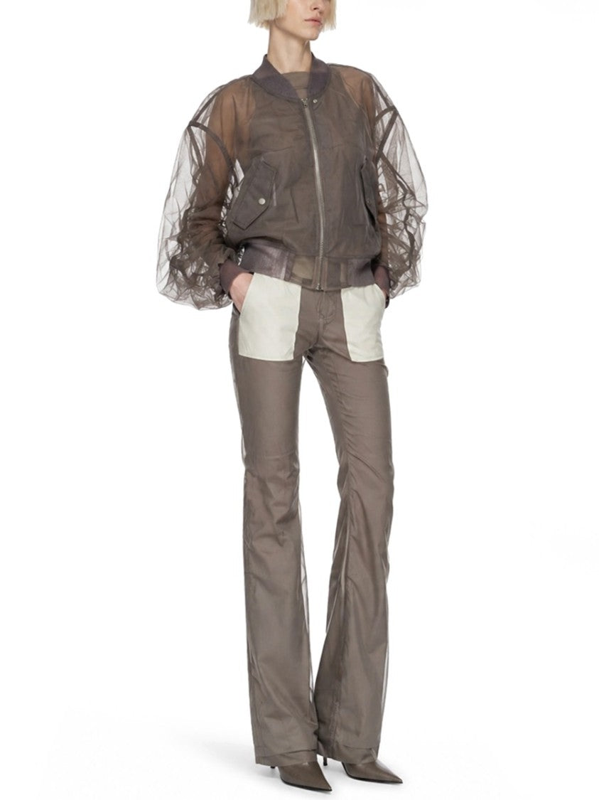 Rick Owens Secchia Flight Translucent Nylon Bomber Jacket