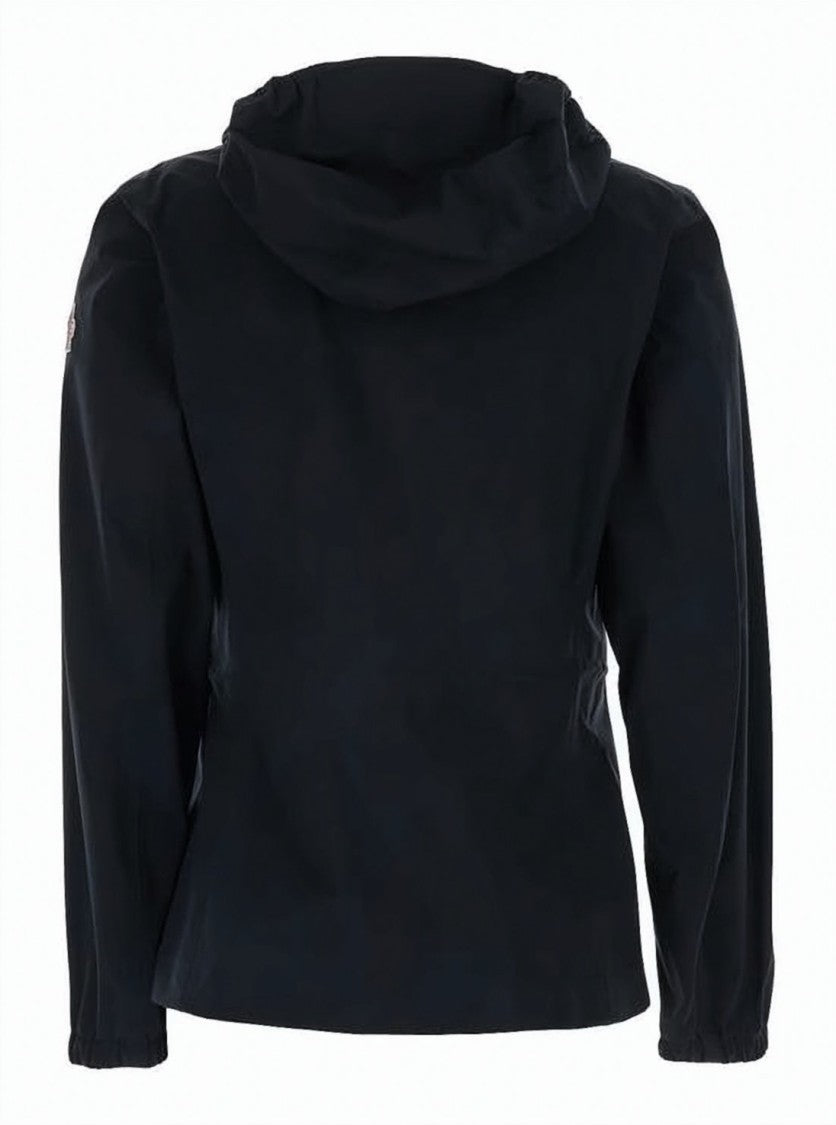 Moncler Quilted Down Coat With Knitted Sleeves