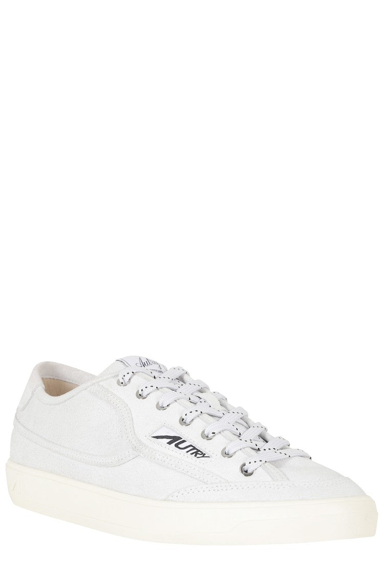 Autry White Windscape Low Leather Sneakers