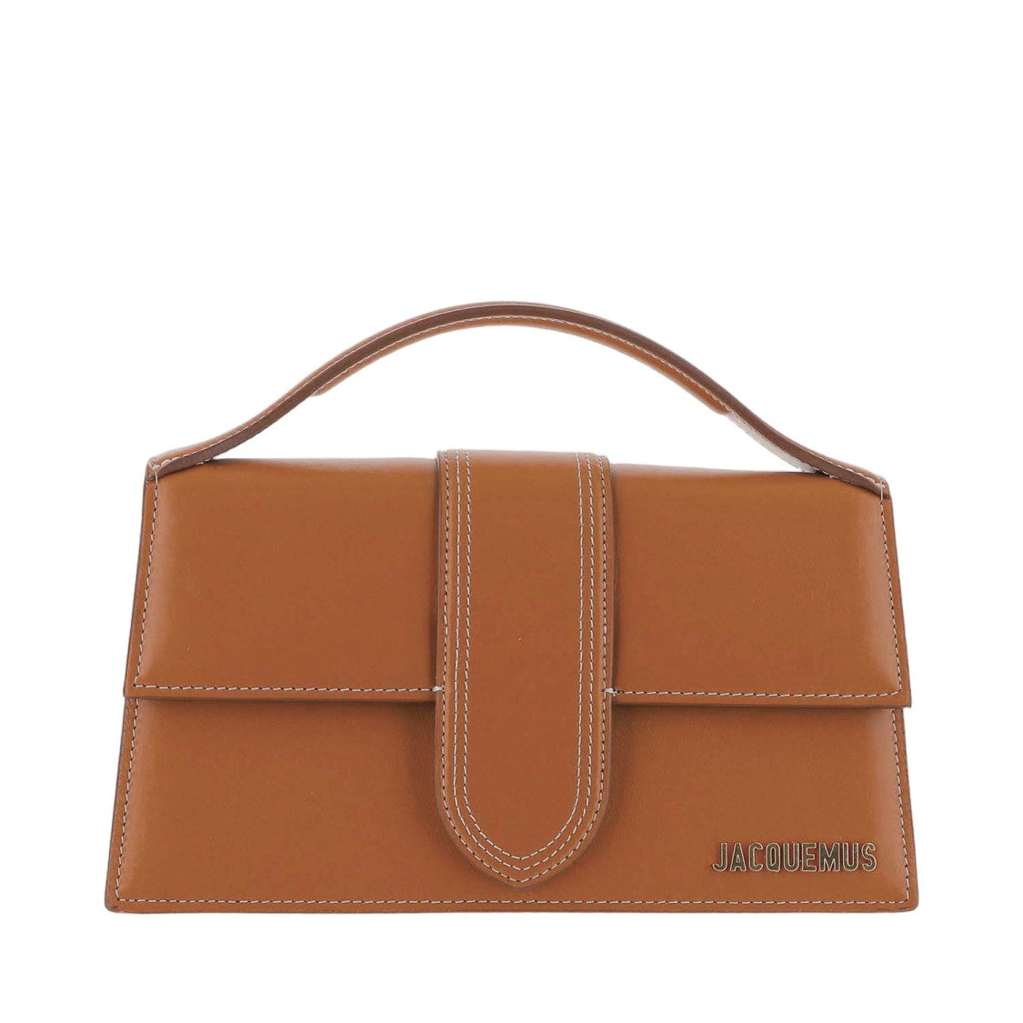 Jacquemus Structured Leather Bag With Flap Closure
