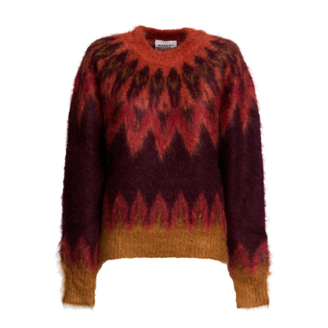 Isabel Marant Natania Fair Isle Mohair Sweater